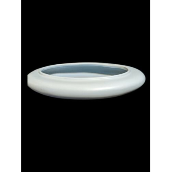 Vintage 1980s Large Haeger #5152 Baby Blue Catch All Console Bowl / Trinket Dish - Picture 2 of 4